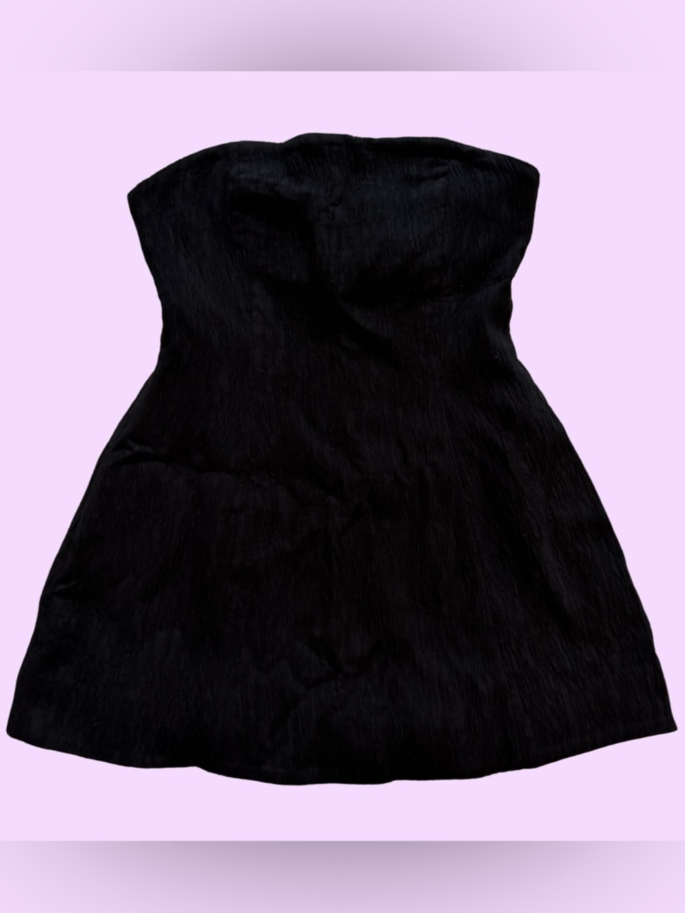 NWT MINKPINK Strapless Black Mini Dress